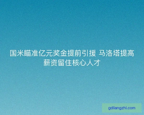 国米瞄准亿元奖金提前引援 马洛塔提高薪资留住核心人才